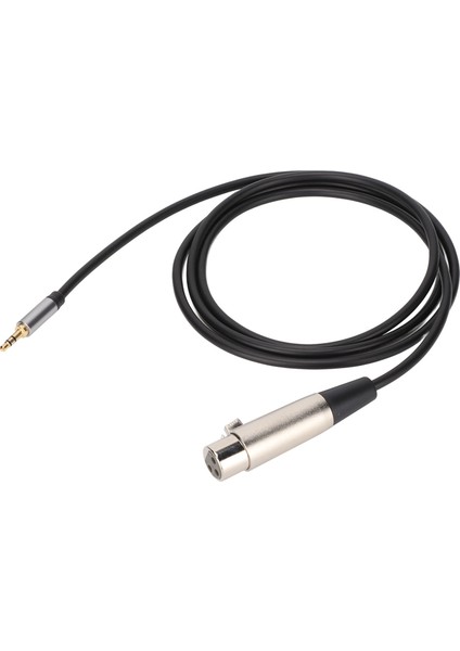 Xlr Dişi - 3,5 mm Erkek Adaptör Kablosu Hifi Tak ve Çalıştır Ses Hattı Mikrofonlar Mikserler Klavyeler Için Korumalı 3,5 Erkek - Xlr Dişi (Yurt Dışından)