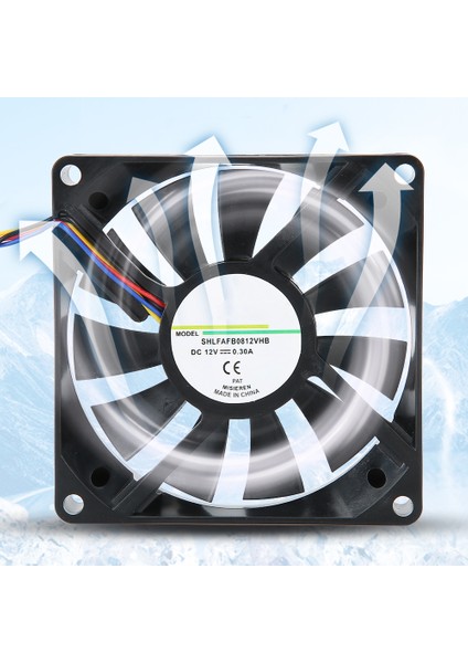 Soğutma Fanı 12V 0.3A 8cm Isı Emici Fan 4pın Soğutma Sistemi Bilgisayar Kasası / Güç Kaynağı Için (Yurt Dışından) indirimleri