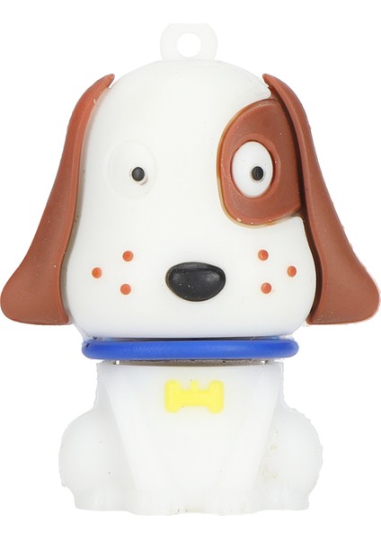 USB Flash Sürücü Sevimli Karikatür Siyah Beyaz Noktalar Yüz Köpek Şekli Taşınabilir Depolama Bellek Çubuğu 16GB (Yurt Dışından)
