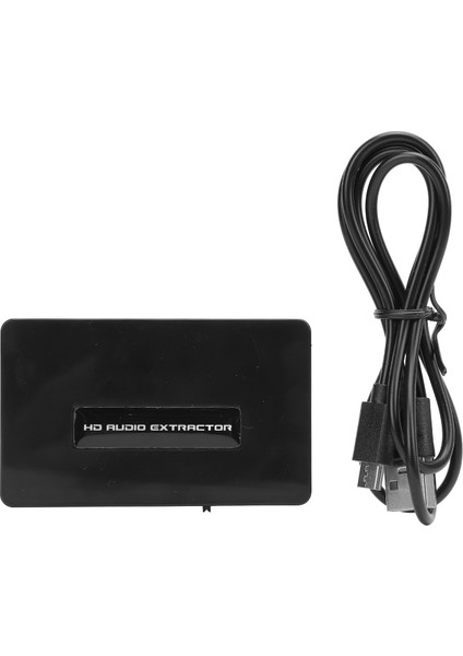 4K Ses Çıkarıcı 30Hz Bt 5.0 Ses Çıkarıcı Ayırıcı Hd'den Hd'ye Bt Spdıf 3.5mm Destek Bt 2.0ch 5.1ch Hoparlör Pc Dizüstü Bilgisayar Için (Yurt Dışından)