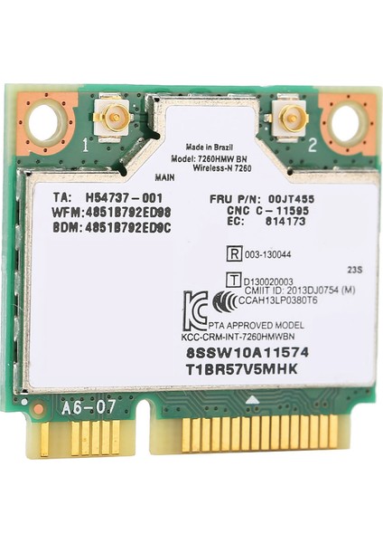 Intel 7260 Bn 802.11BGN 04W3815 Mini Pcı-E Wifi Kart Modülü Lenovo Y510P Y410P Y430P Için (Yurt Dışından) fiyatları