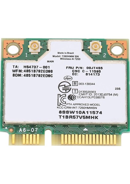 Intel 7260 Bn 802.11BGN 04W3815 Mini Pcı-E Wifi Kart Modülü Lenovo Y510P Y410P Y430P Için (Yurt Dışından) indirimleri