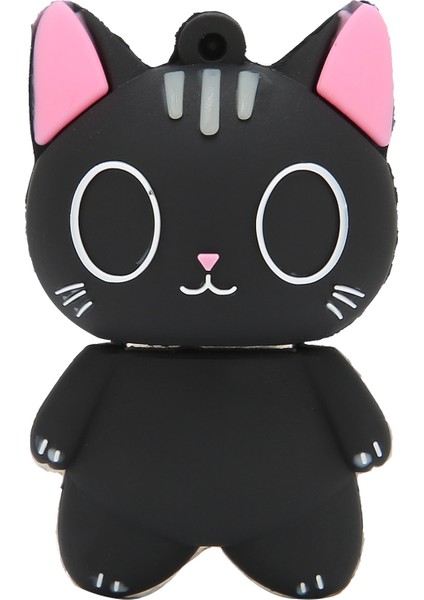 Karikatür Kedi Desenli USB Flash Sürücü Veri Resim Müzik Film Dosyaları Depolama U Disk HEDIYE32GB (Yurt Dışından)