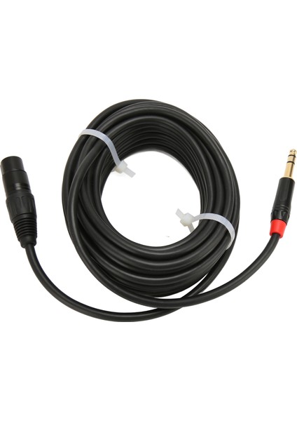 Mikrofon Kablosu 8m Xlr Dişi - 6.35MM Trs Dengeli Sinyal Bağlantı Kablosu Elektrik Gitar Için Mikrofon Kablosu (Yurt Dışından)