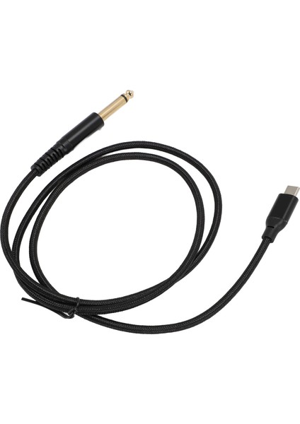 USB C - Ts Kablosu Tak ve Çalıştır USB C - 6,35 mm 1/4 Inç Ts Ses Kablosu Elektrik Gitar Bas Mikseri Hoparlör Pc Akıllı Telefon Için 1m / 3,3 Ft (Yurt Dışından) fiyatları