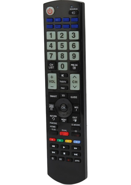 Evrensel Tv Uzaktan Kumandası Ergonomik Hafif Hassas Düğmeler Uzun Iletim Mesafeli Televizyon Uzaktan Kumandası (Yurt Dışından) fiyatları