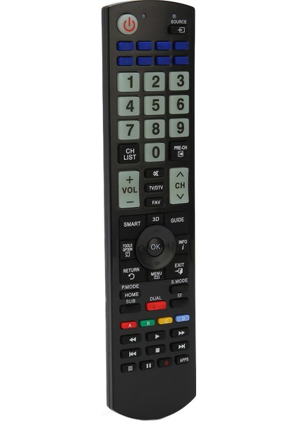 Evrensel Tv Uzaktan Kumandası Ergonomik Hafif Hassas Düğmeler Uzun Iletim Mesafeli Televizyon Uzaktan Kumandası (Yurt Dışından) modelleri
