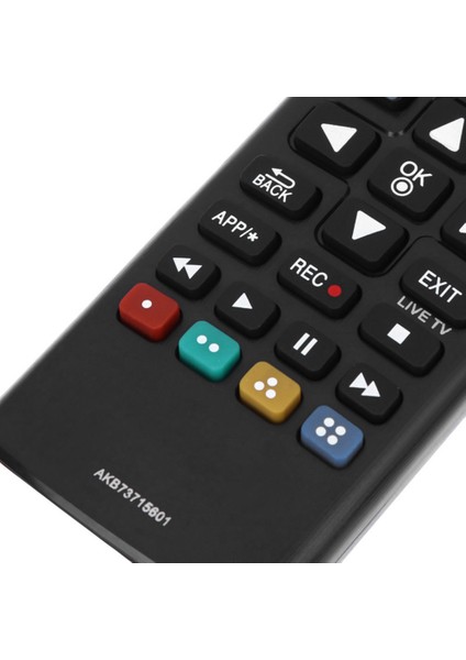 Evrensel Tv Uzaktan Kumandası Kablosuz Akıllı Kontrol Cihazı Lg Hdtv LED Akıllı Dijital Tv Siyah Için Yedek (Yurt Dışından)