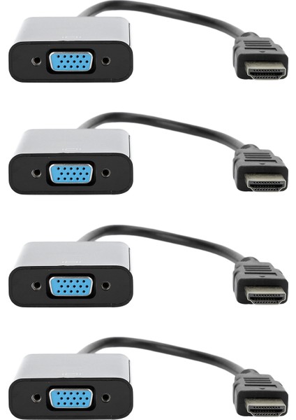 4 Adet HDMI - VGA Hat Adaptörü Kablosu Dizüstü Bilgisayar DVD PS3/X360 Kutusu 1080P Video Hdtv (Yurt Dışından) modelleri