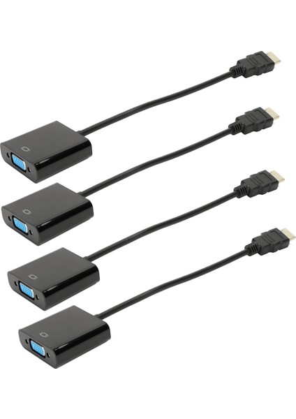 4 Adet HDMI - VGA Hat Adaptörü Kablosu Dizüstü Bilgisayar DVD PS3/X360 Kutusu 1080P Video Hdtv (Yurt Dışından) fırsatları