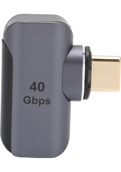 Manyetik USB C Adaptörü 100W Hızlı Şarj 40GBPS 8k Tak ve Çalıştır USB C'den C'ye Dik Açı Manyetik Adaptör (Yurt Dışından) modelleri
