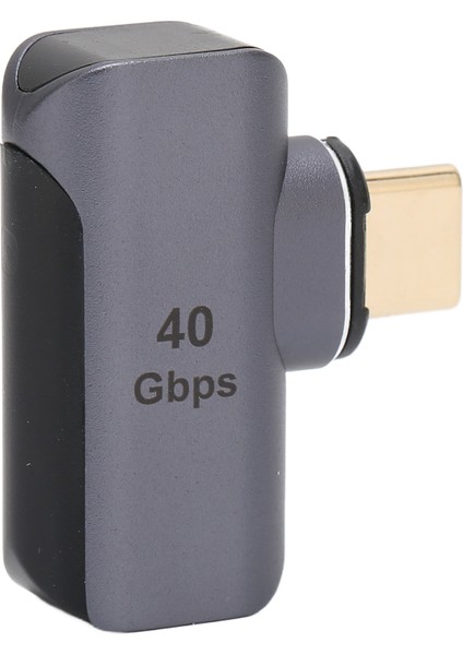 Manyetik USB C Adaptörü 100W Hızlı Şarj 40GBPS 8k Tak ve Çalıştır USB C'den C'ye Dik Açı Manyetik Adaptör (Yurt Dışından) fırsatları