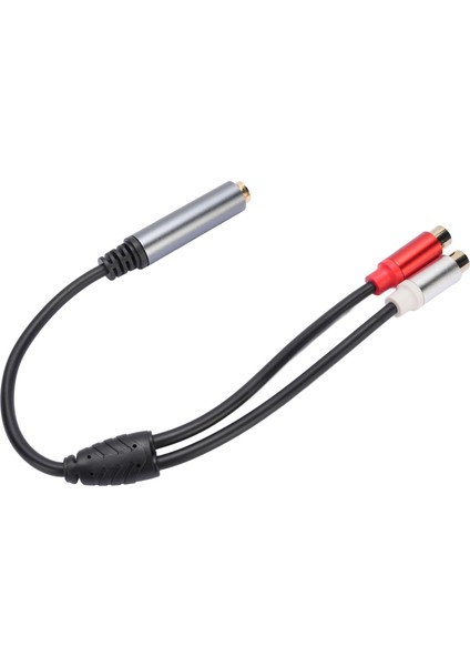 6.35MM Ayırıcı Kablo Metal Kabuk Altın Kaplama Çift Kanallı 6.35MM Dişi - 2 Konnektör Dişi Adaptör Kablosu Amplifikatör Mikser Hoparlör Için (Yurt Dışından) fiyatları