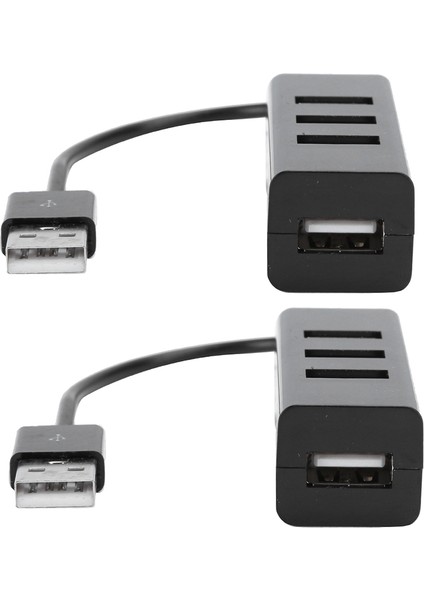 2 Adet 1 Ila 4 Hub Usb2.0 4 Port Siyah Masaüstü Bilgisayar Dizüstü Mobil Sabit Sürücüler Için (4usb Arayüzüsiyah) (Yurt Dışından)