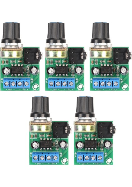 5 Adet LM386 Güç Amplifikatörü Kartı Mini 0,5W Ila 10W Hoparlör Dc 3V Ila 12V Ses Güç Amplifikatörü Modülü Hoparlörler Için (Yurt Dışından)