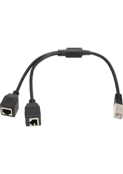 RJ45 Ethernet Ayırıcı Kablo 1 Erkek 2 Dişi Portlu Kararlı Hızlı Iletim Cat5 RJ45 Ayırıcı Kablo Yönlendirici Modem Için (Yurt Dışından)