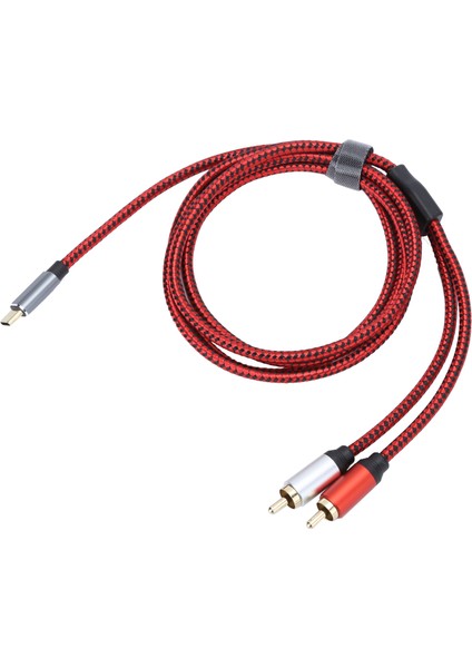 Altın Kaplama Tipc Erkek - 2rca Erkek Ses Kablosu Cep Telefonu Tablet Dizüstü Bilgisayar Için (1,5 M) (Yurt Dışından) fırsatları