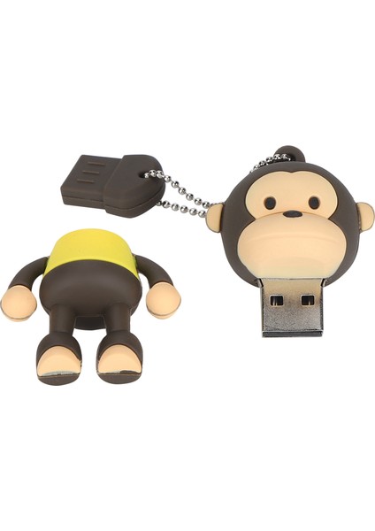 USB Flash Sürücü Ilginç Karikatür Maymun Taşınabilir Depolama Bellek Çubuğu Pc Tablet 8gb (Yurt Dışından)