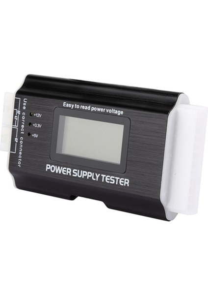 Bilgisayar Güç Kaynağı Test Cihazı LCD Ekran Alüminyum Alaşım Desteği 20/24PIN Atx Sata (Yurt Dışından) fırsatları