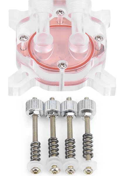 Bilgisayar Gpu Su Soğutucu Soğutma Bloğu Su Bloğu Kırmızı Bakır Taban Pom Kapağı (Yurt Dışından)