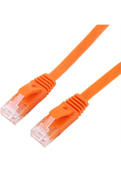 RJ45 Cat6 Ethernet Ağ Düz Lan Kablosu Utp Yama Yönlendirici Kabloları 1000M Turuncu 0,5 Metre (Yurt Dışından) fiyatları