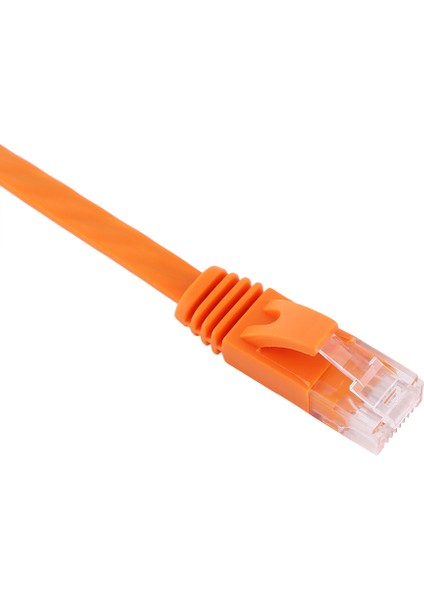 RJ45 Cat6 Ethernet Ağ Düz Lan Kablosu Utp Yama Yönlendirici Kabloları 1000M Turuncu 0,5 Metre (Yurt Dışından) modelleri