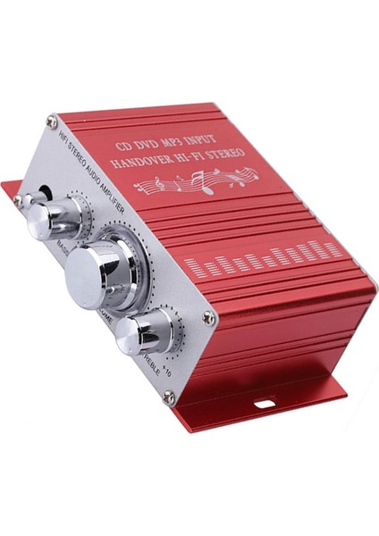 Mini Dijital Araba Oto Amplifikatörü Hifi Ses Müzik CD DVD Mp3 Fm Çalar (Kırmızı) (Yurt Dışından) fırsatları