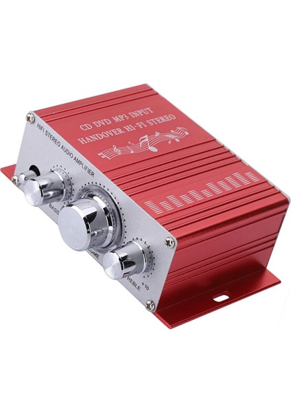 Mini Dijital Araba Oto Amplifikatörü Hifi Ses Müzik CD DVD Mp3 Fm Çalar (Kırmızı) (Yurt Dışından) indirimleri