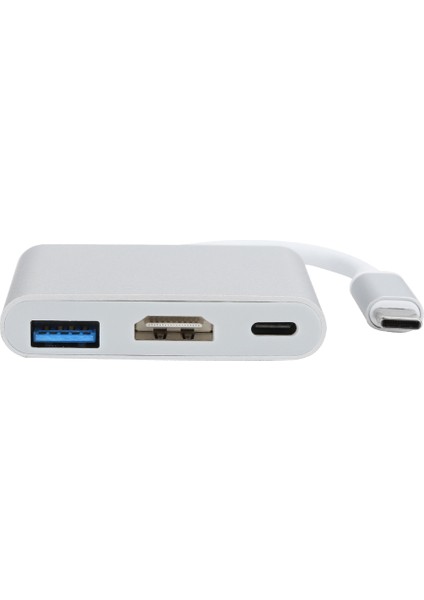 USB 3.1 Hub 3'ü 1 Arada Çok Işlevli Hub - 4K USB 3.0 Adaptörü HDMI Kablosu Os x Için (Yurt Dışından)