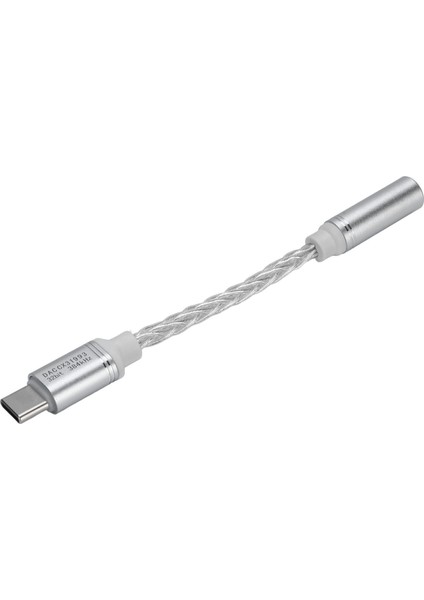 USB C - 3,5 mm Kulaklık Adaptörü Gümüş Kaplama Bakır 384KHZ 32 Bit USB C - 3,5 mm Ses Dongle Kablosu Galaxy S24 S23 S22 Için (Yurt Dışından) modelleri