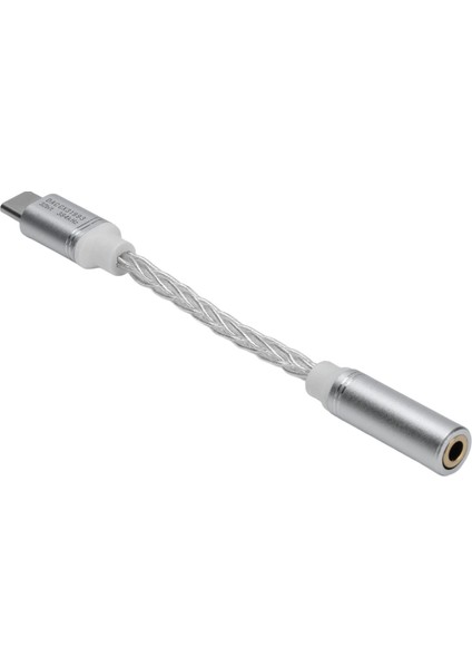 USB C - 3,5 mm Kulaklık Adaptörü Gümüş Kaplama Bakır 384KHZ 32 Bit USB C - 3,5 mm Ses Dongle Kablosu Galaxy S24 S23 S22 Için (Yurt Dışından) indirimleri