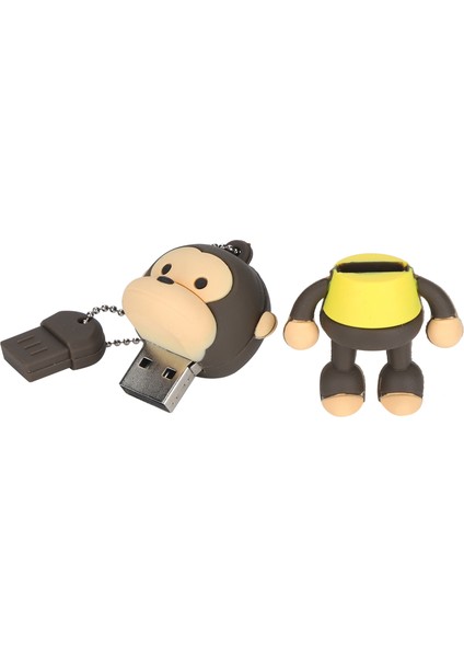 USB Flash Sürücü Ilginç Karikatür Maymun Taşınabilir Depolama Bellek Çubuğu Pc Tablet 8gb (Yurt Dışından)