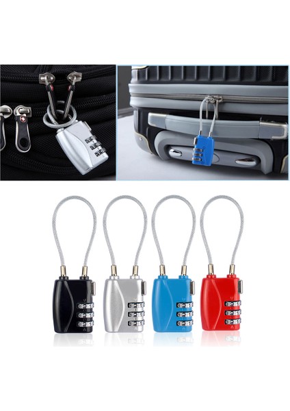 Tsa Onaylı Bagaj Mini Kilit Spor Salonu Güvenlik Kilidi Bavul Bagaj Dolap Bilgisayar Çantası (Yurt Dışından) fiyatları