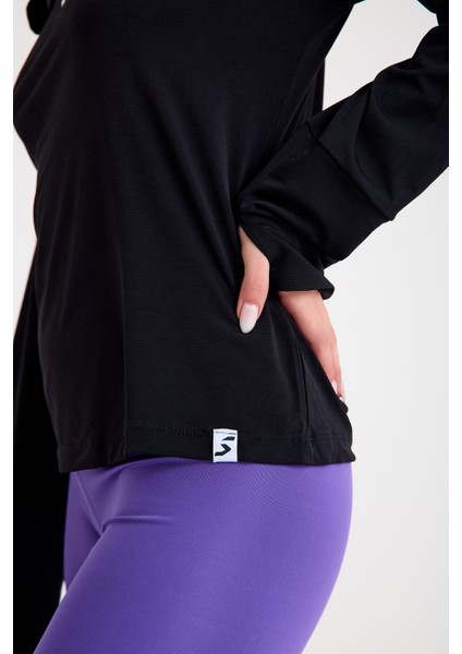 Sprint Track Top Kadın Sweatshirt Siyah