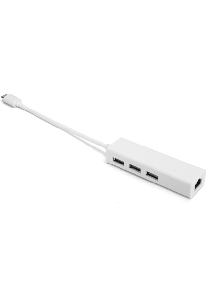 RJ45 Ethernet Adaptörü Type C - USB 2.0 Ağ 100M Aksesuarı Wın Xp/7/8/os Xusb 2.0 Ağ Kartı ile (Yurt Dışından)