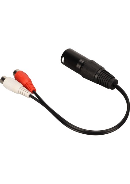 Xlr Erkek - 2 Rca Dişi Y Ayırıcı Kablo 3 Pin 0.6 Feet Gürültü Azaltma Ses Kablosu Adaptörü Mikserler Güç Amplifikatörleri Için (Yurt Dışından) indirimleri