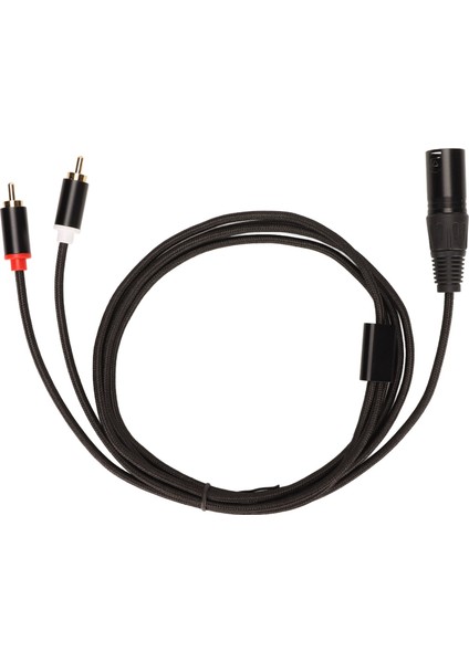 Xlr Erkek 2 Rca Kablosu Hifi Net Sinyal Kayıpsız Xlr Y Ayırıcı Kablo Mikser Aktif Hoparlör Mikrofon 1m / 3.3ft (Yurt Dışından)