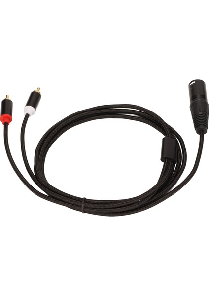 Xlr Erkek 2 Rca Kablosu Hifi Net Sinyal Kayıpsız Xlr Y Ayırıcı Kablo Mikser Aktif Hoparlör Mikrofon 1m / 3.3ft (Yurt Dışından) fırsatları