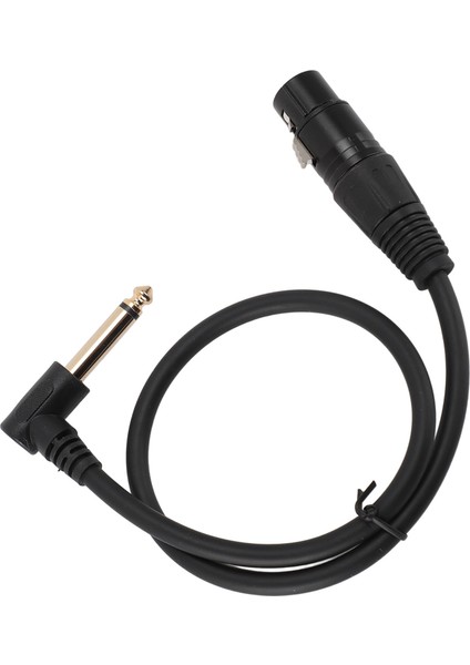 Xlr Dişi - 6.35MM Erkek Mono Kablo Dengeli Xlr Dişi - 1/4 Inç Erkek 90 Derece Dik Açı Kablo Kordonu (Yurt Dışından) modelleri