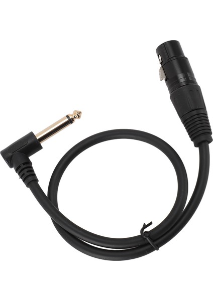 Xlr Dişi - 6.35MM Erkek Mono Kablo Dengeli Xlr Dişi - 1/4 Inç Erkek 90 Derece Dik Açı Kablo Kordonu (Yurt Dışından) fırsatları