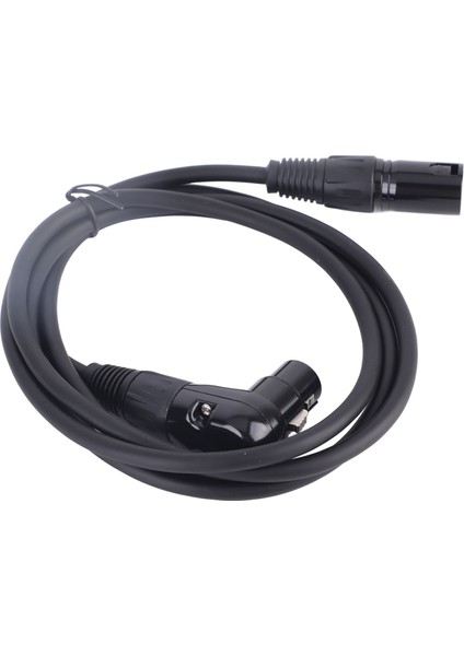 Xlr Mikrofon Uzatma Kablosu Adaptörü 90 Derece Xlr Dişi - Düz Xlr Erkek 3 Pinli Mikrofon Bağlantı Kablosu Hoparlör Kayıt Stüdyosu Için 1m/3.3ft (Yurt Dışından)