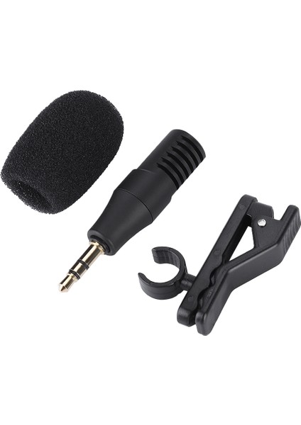 Mıni Taşınabilir Kondansatör Mikrofon 3.5mm Mikrofon Cep Telefonu Pc Kaydedici Tek Yönlü (Yurt Dışından)