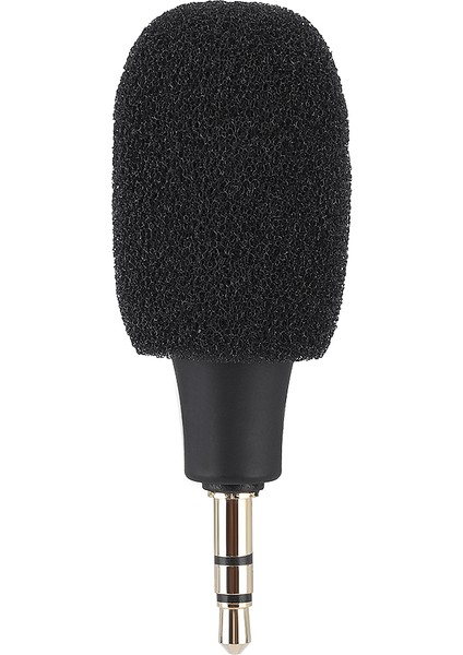 Mıni Taşınabilir Kondansatör Mikrofon 3.5mm Mikrofon Cep Telefonu Pc Kaydedici Tek Yönlü (Yurt Dışından)