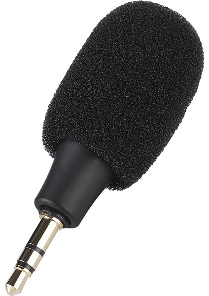 Mıni Taşınabilir Kondansatör Mikrofon 3.5mm Mikrofon Cep Telefonu Pc Kaydedici Tek Yönlü (Yurt Dışından)