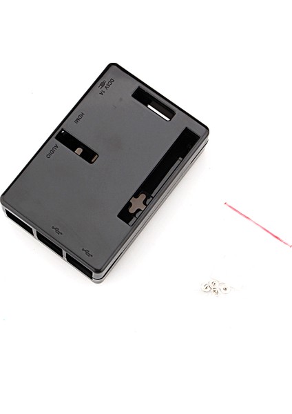 Raspberry Pi 2 Model B B+ Kasa Siyah Abs Plastik Kapak Kabuk Çanta Muhafaza Bilgisayar Kutusu (Yurt Dışından)