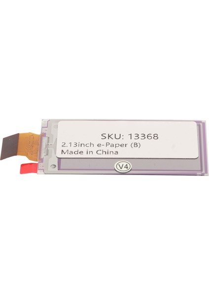 Mürekkep Ekranı 2.13 Inç 250X122 3 Renk 3 4 Kablolu Spı Geniş Açı 15S Yenileme E Kağıt Ekran Raspi Ana Kontrol Paneli Için (Yurt Dışından)