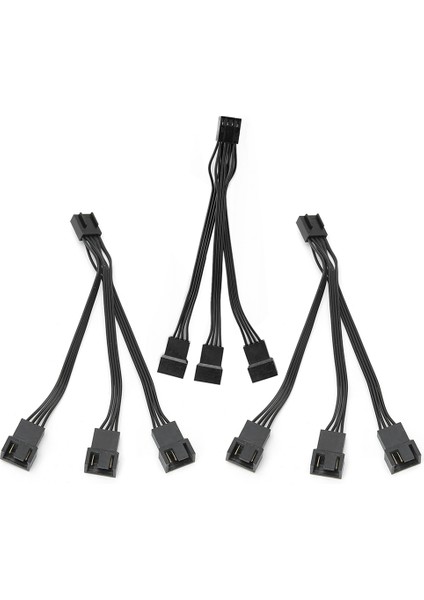 3 Adet Fan Uzatma Kablosu Tel 1 Ila 3 4 Pin Konnektör Ayırıcı Adaptör Güç Dönüştürücü (Yurt Dışından)