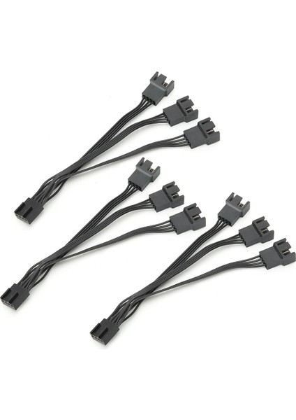 3 Adet Fan Uzatma Kablosu Tel 1 Ila 3 4 Pin Konnektör Ayırıcı Adaptör Güç Dönüştürücü (Yurt Dışından)