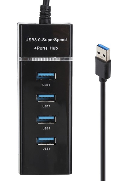 1 Ila 4 USB 3.0 Hub Erkekten Dişiye USB Genişletici Adaptör Kablo Ayırıcı Pc Dizüstü Bilgisayar Için (Yurt Dışından)