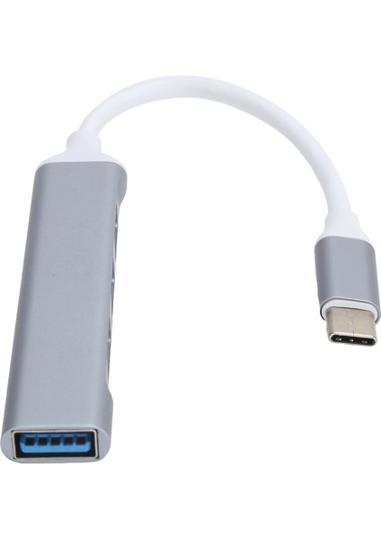 C Hub 4 Port Usb'den Typec Adaptörü 5gbps Taşınabilir MacBook Pro Dizüstü Tablet Için (Yurt Dışından)